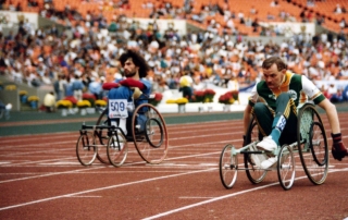 XX1088_-_Seoul_Paralympic_Games_Athletics_Australian_Wheelchair_Athlete_Close_up_-_1_of_2_-_Scan