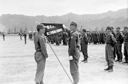 1962년 4월 국토건설단제2지단 입단식 자료: 국가기록원(CET0063045)